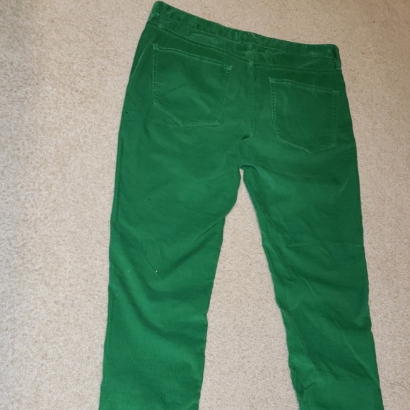 - Madewell green straight leg corduroy jeans - Picture 4 of 8
